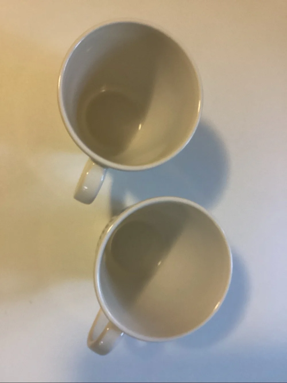 set of two Ikea FRIKOSTIG Ceramic Coffee Mugs